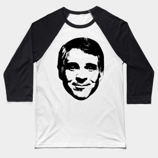 Young Steve Martin Retro Portrait: Vintage Tribute to Comedy Icon Baseball T-Shirt